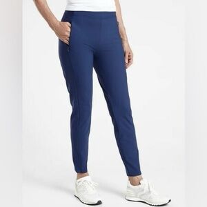 Athleta Stellar Legging Dress Pants in Navy Size 20